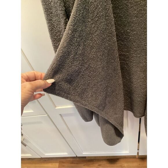 Barefoot Dreams Cozychic  Lite Knit Cardigan Sz S/M Gray - Picture 5 of 10